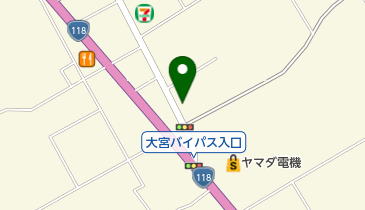 なみき食堂の地図画像