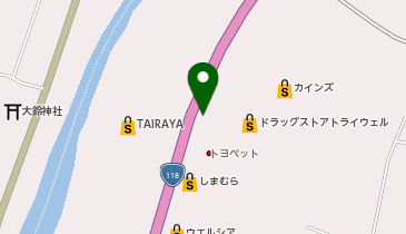 久慈食堂の地図画像