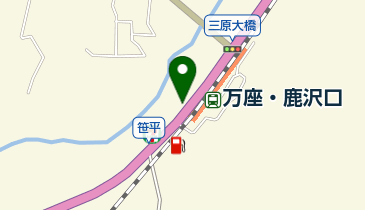 あさま食堂の地図画像