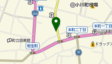 一力食堂の地図画像