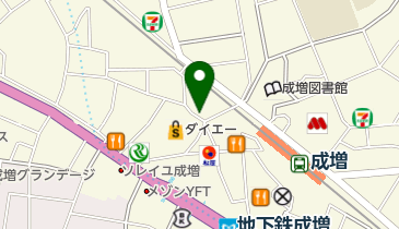 丼ふじ田の地図画像