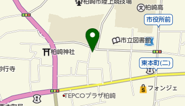 花月食堂の地図画像