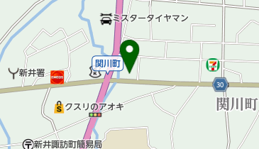 バイパス食堂の地図画像
