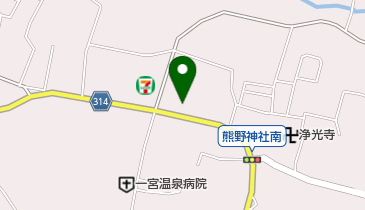 てんぷらとんかつみしなの地図画像