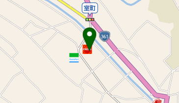 むろ食堂の地図画像