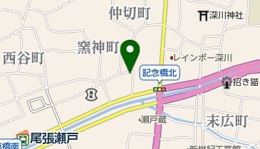 レストみそかつサカエの地図画像