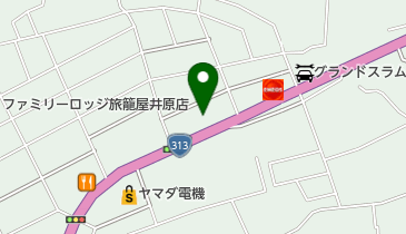 萬来軒の地図画像