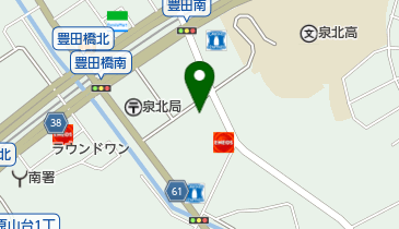 つちや食堂の地図画像