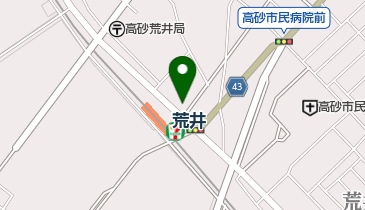 しのぶ食堂 荒井駅前店の地図画像