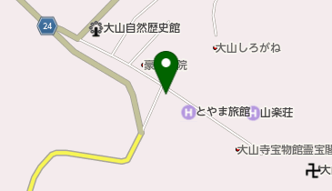 大山館 お食事処の地図画像