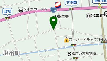 矢田喫茶の地図画像