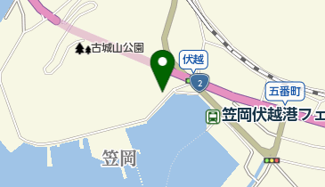 岡山屋の地図画像