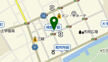 つるや食堂の地図画像