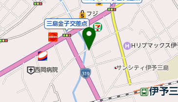 いせき食堂の地図画像