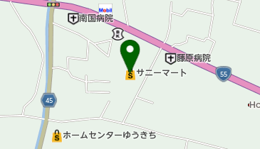 一汁三菜食堂 南国店の地図画像