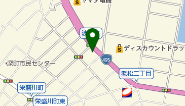 波打食堂の地図画像