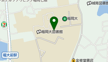 福大 第一食堂の地図画像