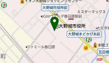 大文字の地図画像