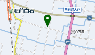 白石屋の地図画像