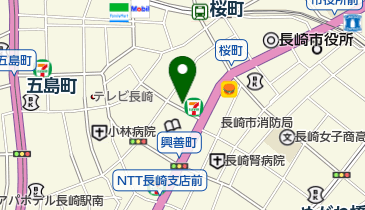 一休食堂の地図画像
