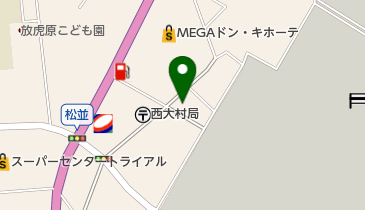 ひらきや食堂の地図画像