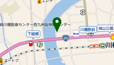 ラッキー食堂の地図画像