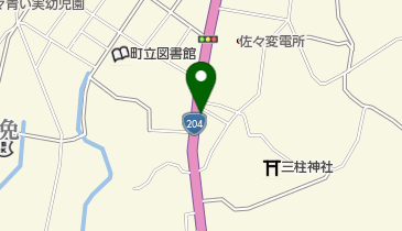 峯松食堂の地図画像