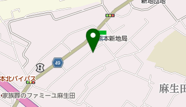 ママフーズみどりの地図画像