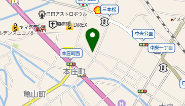 味の柳原の地図画像