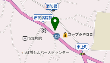 麦田食堂の地図画像