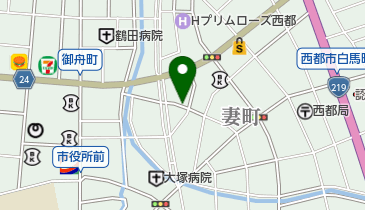 山口食堂の地図画像