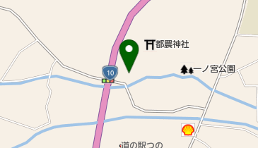 一之宮食堂の地図画像