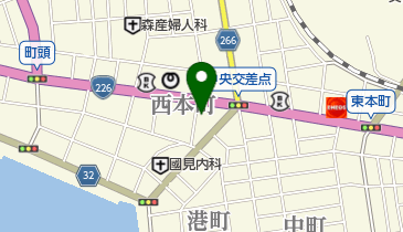 喜久家食堂の地図画像