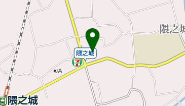 隈之城食堂の地図画像