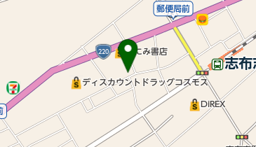 一本松食堂の地図画像