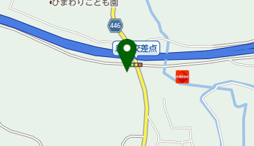 味のうえはらの地図画像