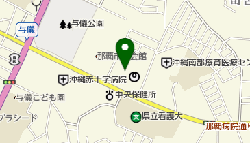 NTT那覇食堂の地図画像