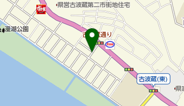 ブルボン食堂の地図画像