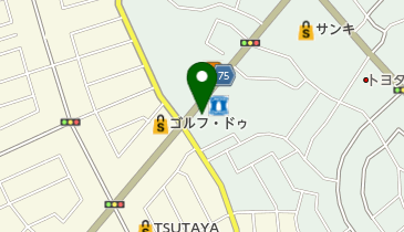 餃子の一心の地図画像