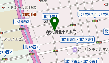 そば処 更科の地図画像