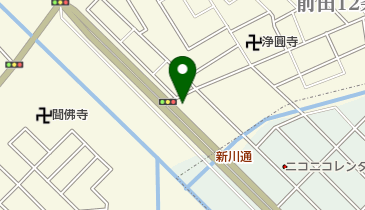 ささ川 前田店の地図画像