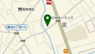 あずまそばの地図画像