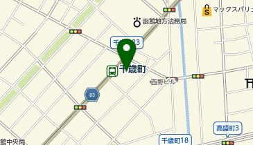 はこだて そば処 まる吉の地図画像
