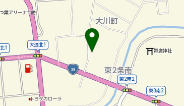 開拓そばの地図画像