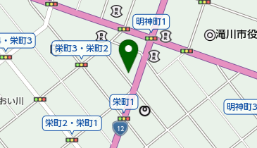 うどん そば まるかつの地図画像