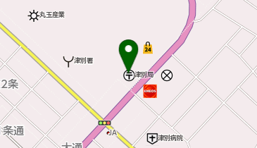 味登利家の地図画像