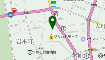 そば一の地図画像