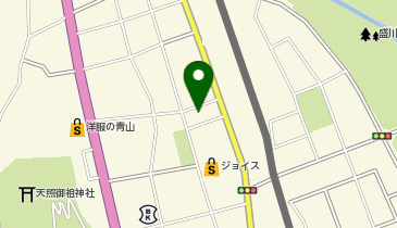 千秋庵の地図画像