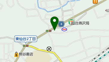 そばの前田屋 東仙台店の地図画像