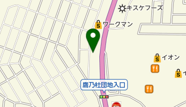 亀杉そばの地図画像